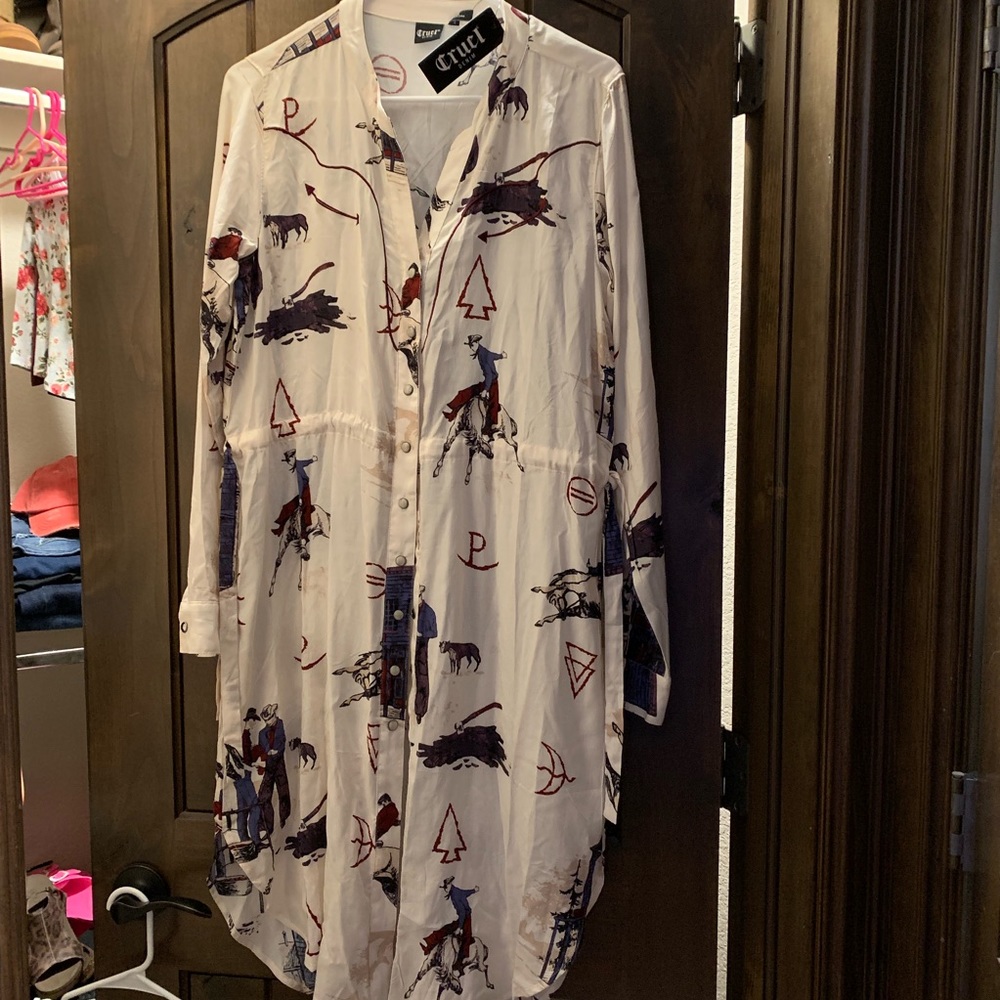 Women’s cinch duster